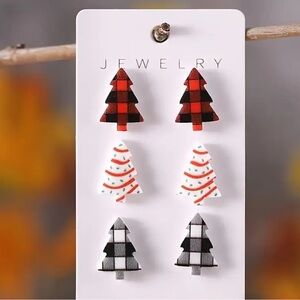 Christmas Tree Earrings 3 pack